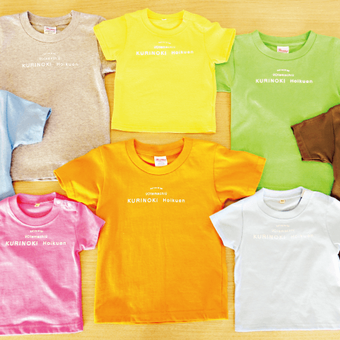 くりの木保育園のTシャツ 表側の画像 くりの木保育園のTシャツ 表側