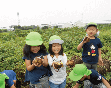 くりの木保育園の食育活動の様子